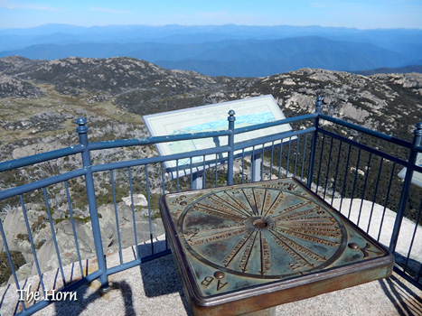 Auf dem Gipfel des "Horn".