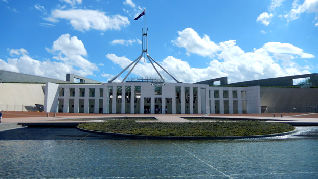 Canberra, neues Parlament.