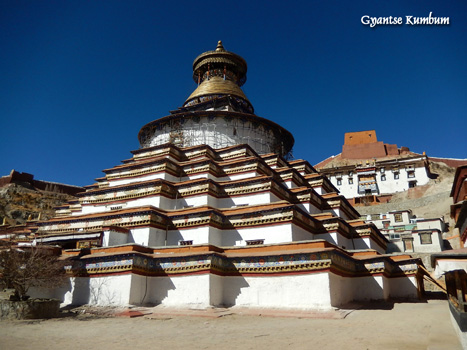 Der begehbare Stupa in Gyantse, N28.924834 E89.594676.
