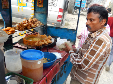 Schiebbarer Imbissstand