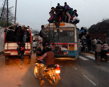 Wenn innen der Platz nicht reicht ...