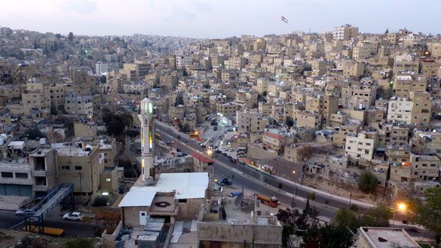 Amman, Blick vom Zitadellenhügel.