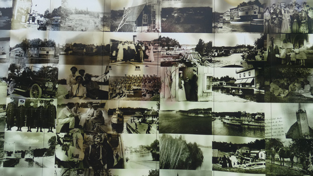 ... besteht aus tausenden Fotos.