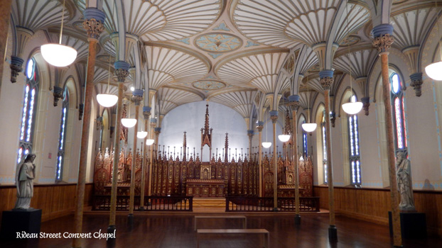 Das Rideau Street Convent Chapel in der Nationalgalerie in Ottawa.