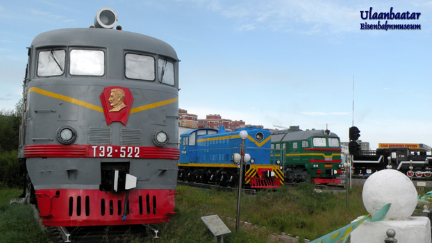 Eisenbahnmuseum, Ulaanbaatar, N47.908028 E106.908030.