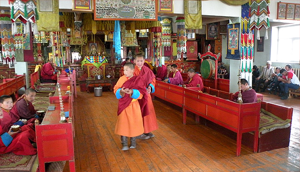 Im Kloster von Arvaikheer.