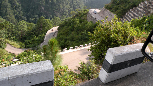 Im Mahabharat-Gebirge.