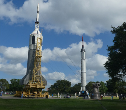 Rocket Park, Houston Space Center.