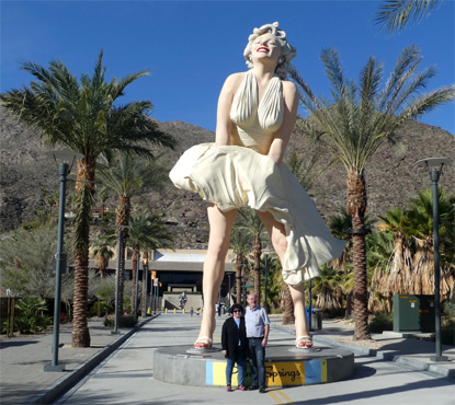 Umstrittene Marilyn-Monroe-Statue.