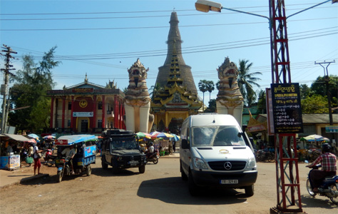 Tempel in Burma.