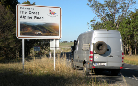 Great Alpine Road, Australia.