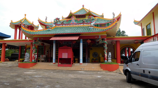 Tempel in chinesischem Stil.